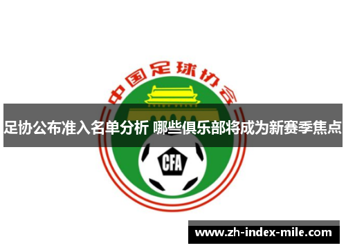 足协公布准入名单分析 哪些俱乐部将成为新赛季焦点