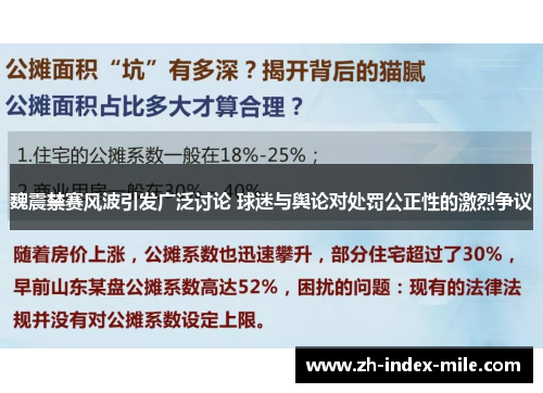 魏震禁赛风波引发广泛讨论 球迷与舆论对处罚公正性的激烈争议 魏震禁赛风波引发广泛讨论 球迷与舆论对处罚公正性的激烈争议